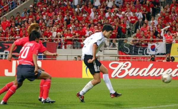 2002年韩日世界杯_2002年韩日世界杯德国80进5个球的是谁