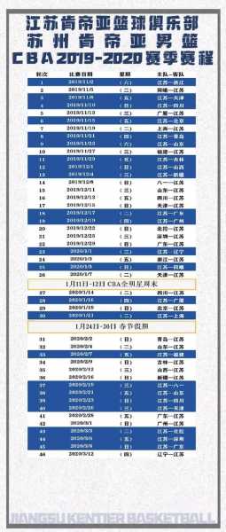 2020cba复赛赛程表_2020cba赛程表季后赛