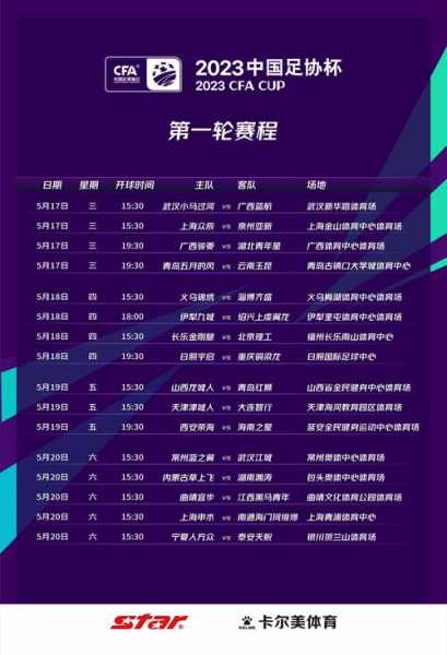 2021足协杯赛程出炉_足协杯2021赛果