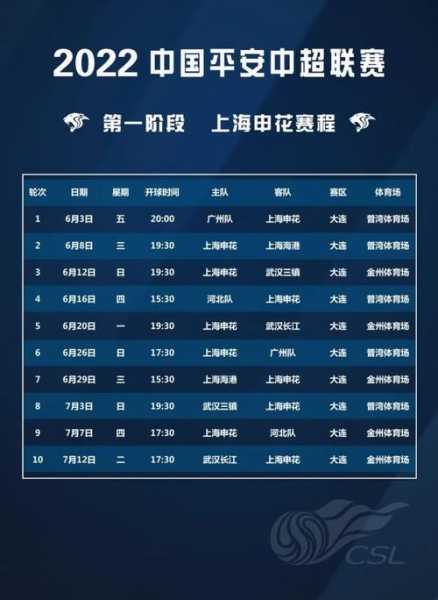申花赛程2020赛程表_申花赛程2021赛程表