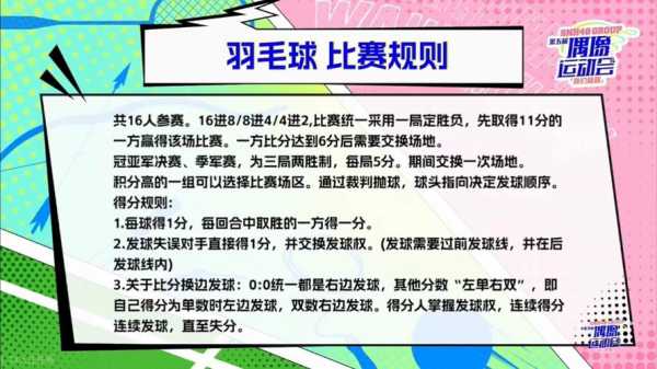 羽毛球赛规则_四羽伦比羽毛球赛规则