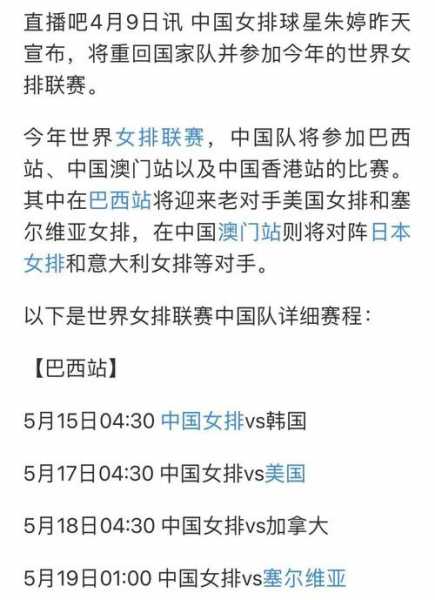 2021世界女排联赛直播回放，2o21年世界女排联赛直播