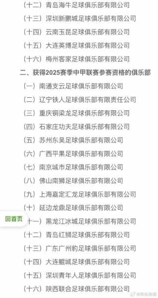 足协公布中超准入名单，足协公布中超新赛季准入名单