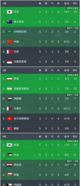 2018年世界杯中国队，2018年世界杯中国队预选赛成绩