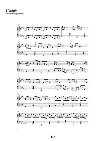 克罗地亚狂想曲钢琴谱几级，克罗地亚狂想曲钢琴谱带指法