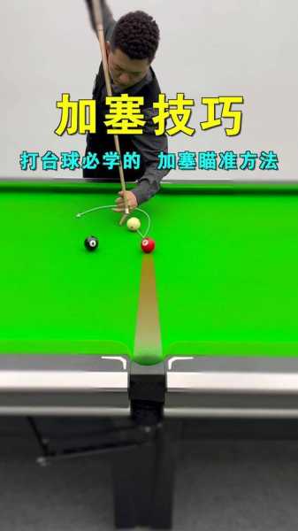 台球教学视频加塞瞄准，台球加塞瞄点教学视频