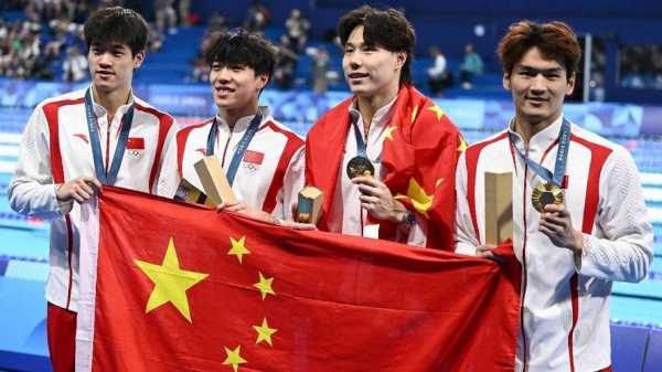 男子4x100米接力赛，男子4x100米接力赛成绩排名