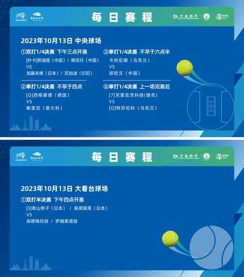 wta赛程表，wta赛程表最新