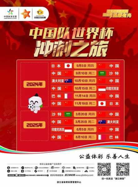 中国队世界杯赛程，中国队世界杯赛程表