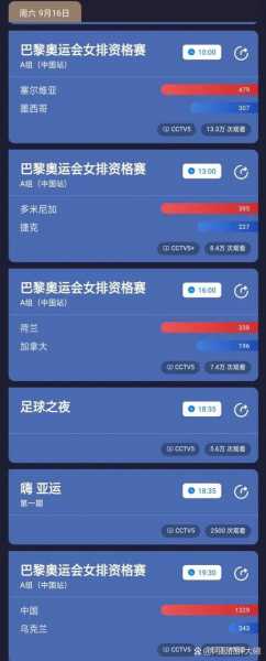 手机怎么看排球直播，手机看排球体育直播什么软件好