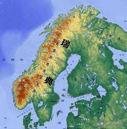 瑞典和瑞士的地理位置，瑞典和瑞士在哪里