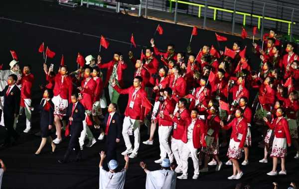 2020东京奥运会中国代表团，东京奥运会中国代表团出席