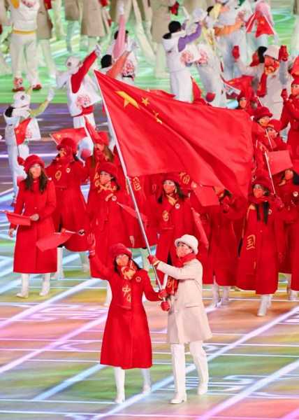 中国奥运代表团入场，中国奥运代表团入场服