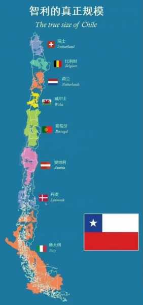 智利地图位置，智利地理位置地图