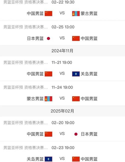 2019年男篮世界杯中国队赛程，2019男蓝世界杯中国男蓝比赛录像