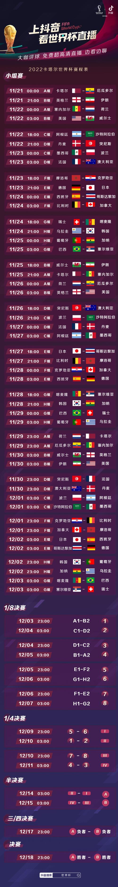 2022世界杯直播在线观看，世界杯免费直播在线