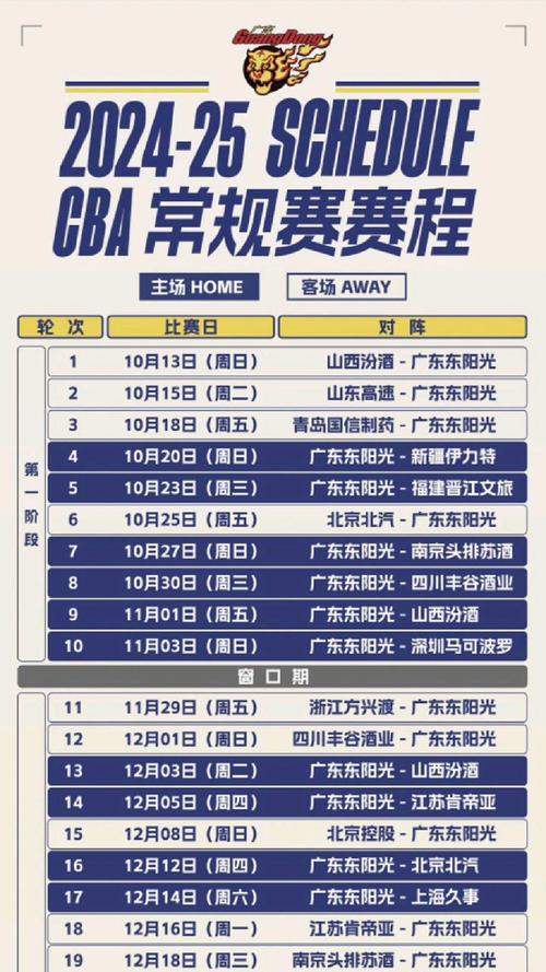 cba2020赛程表，cba2020赛程表决赛时间表
