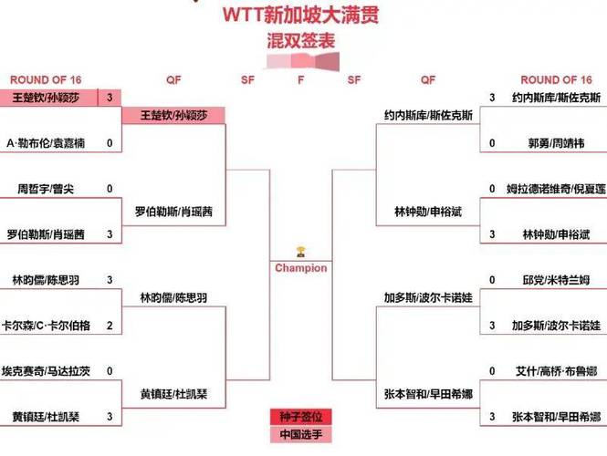 世界乒乓球锦标赛2021赛程，世界乒乓球世锦赛