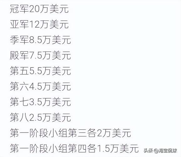 世界杯冠军奖金多少人民币，世界杯冠军奖金多少钱