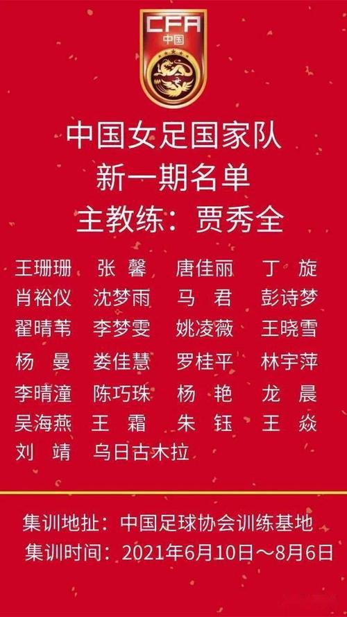 中国女足最新名单公布，中国女足公布名单 视频