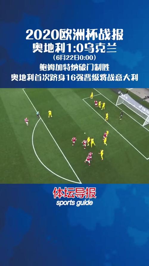 乌克兰VS奥地利比分预测，乌克兰vs奥地利目前比分