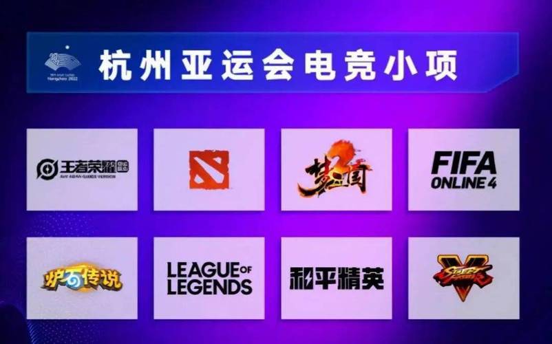 亚运会电竞项目有哪些，杭州亚运会电竞项目有哪些