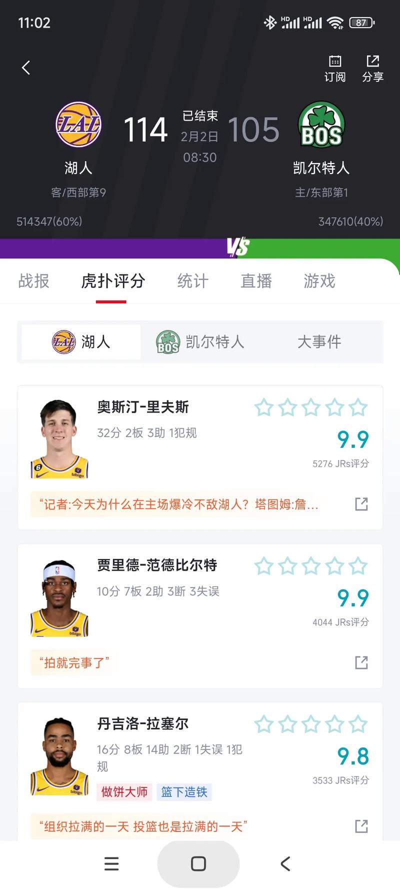 凯尔特人vs湖人总决赛g7，凯尔特人vs湖人视频直播