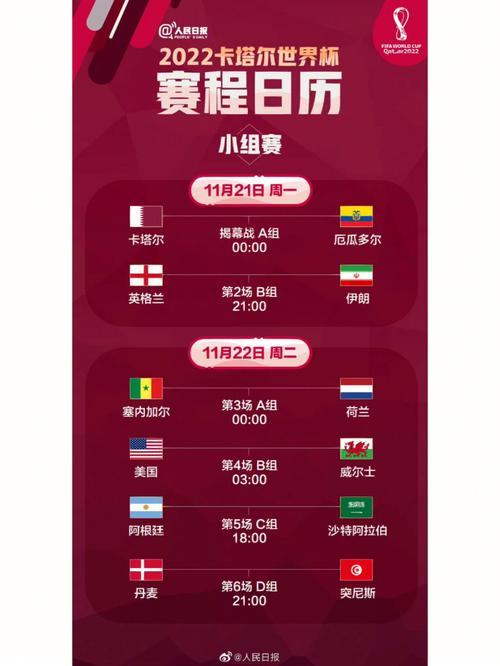 卡塔尔世界杯比赛时间表，卡塔尔世界杯比赛时间表中国
