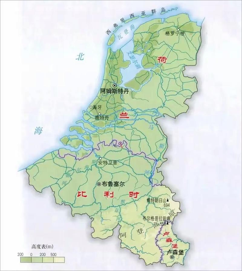 德国 比利时，德国比利时地图