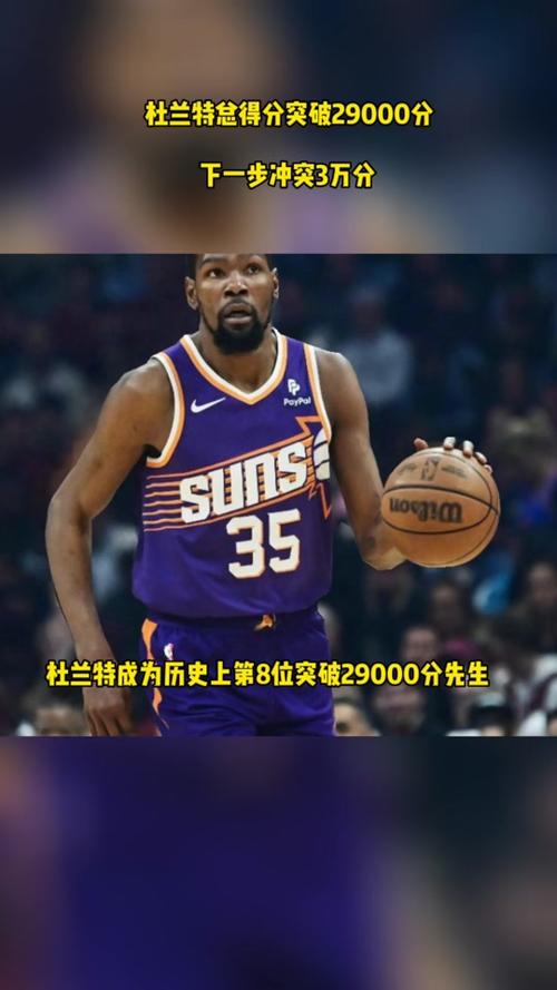 杜兰特得分榜历史排名，杜兰特历年得分
