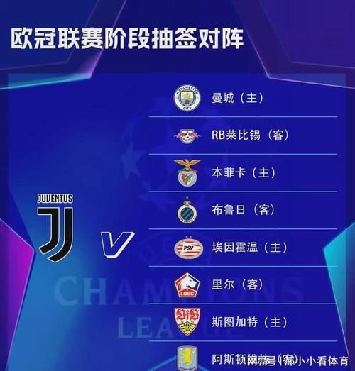 欧冠小组抽签，欧冠小组抽签时间