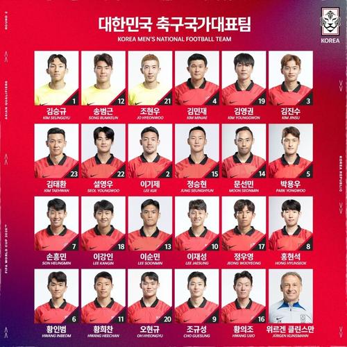 韩国队，韩国队比赛结果